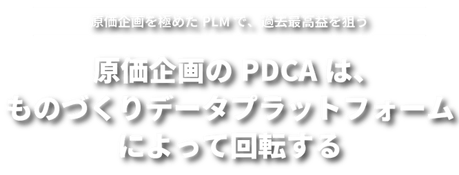 利益が出るものづくりに向けてPLMで原価企画を極める 計画と現実にギャップが発生する根本原因に気づいていますか?